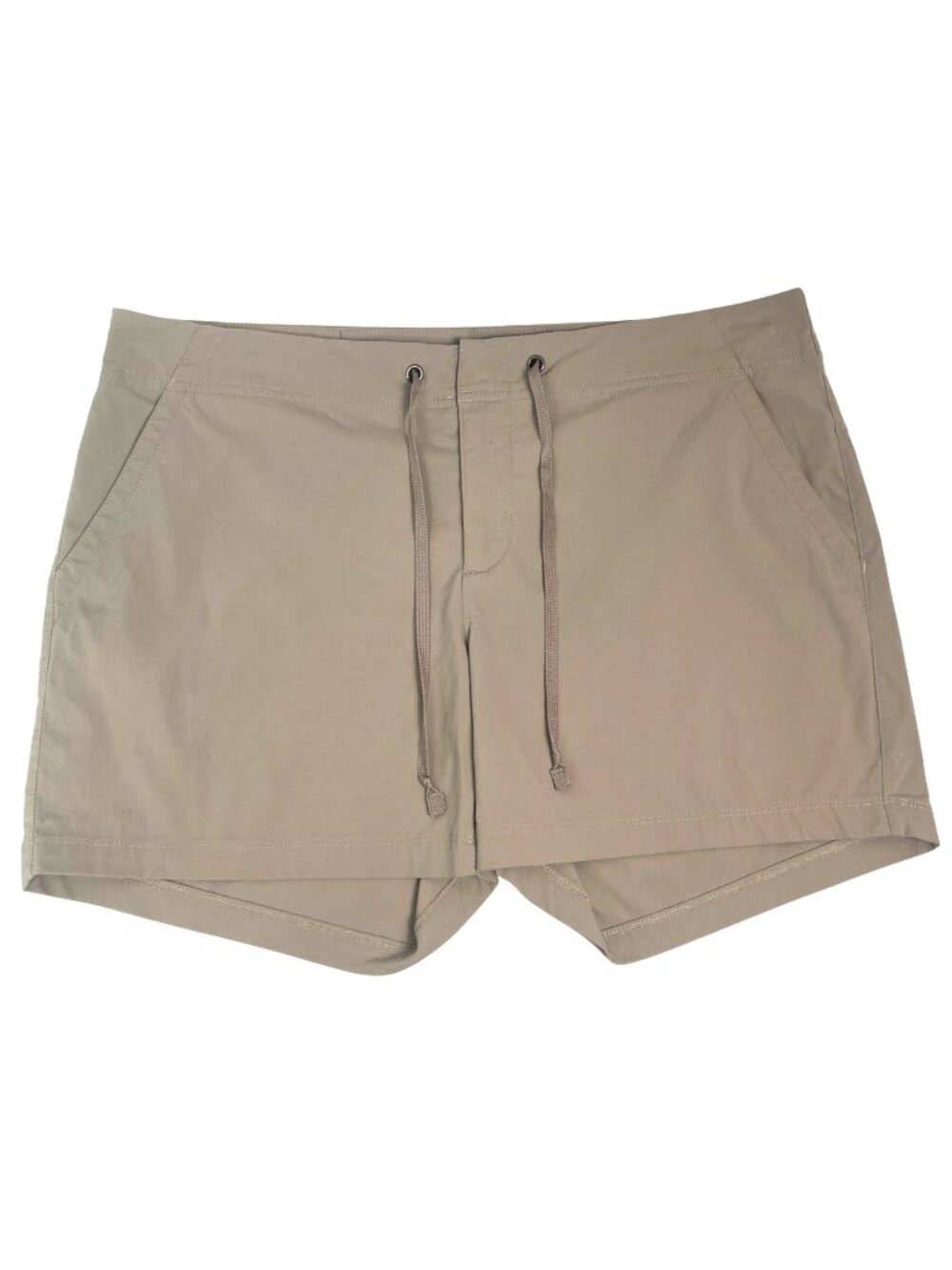 Columbia Women's Tan Shorts Casual Drawstring Waist Size 14